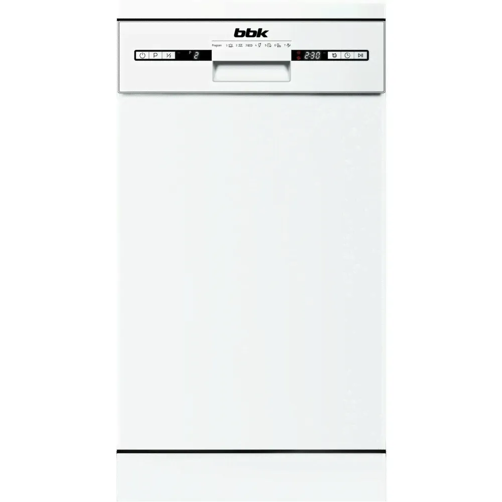 Отдельностоящая посудомоечная машина BBK 45-DW119D White