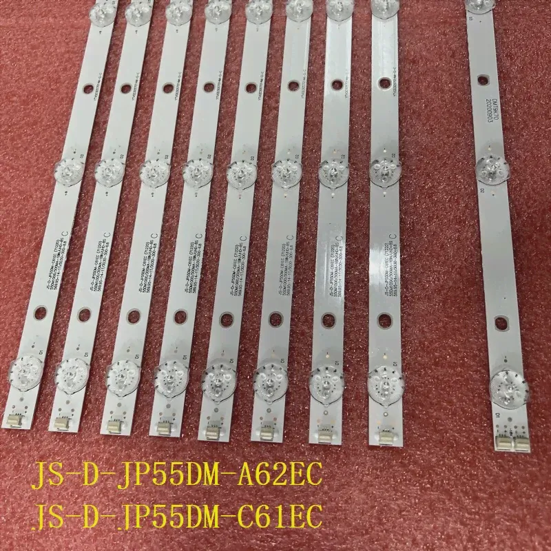 🛍 Светодиодная лента для подсветки (9) для BBK 55LEX-8158UTS2 AKTV JS-D-JP55DM-A62EC C61EC 55DM1000600MA-2BIN 55DM1000300MA-ABINFHD ND55K4000-4