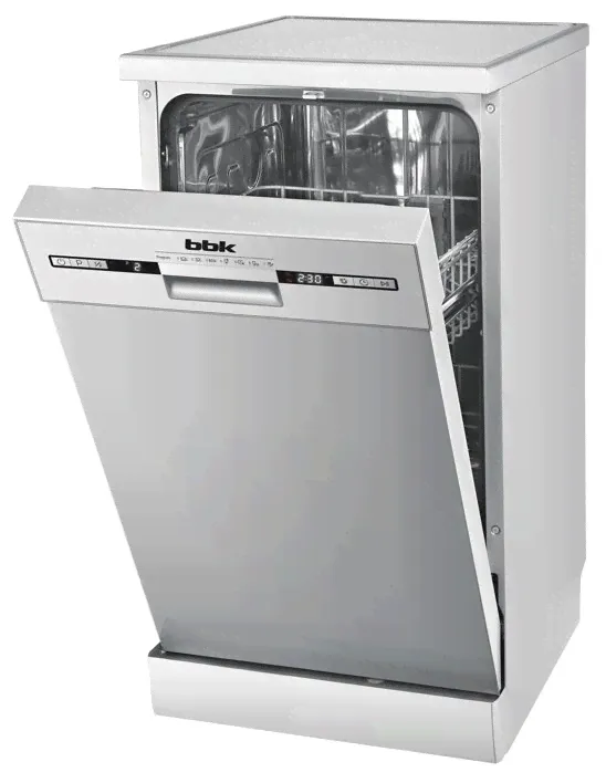 Посудомоечная машина BBK 45-DW119D серебро